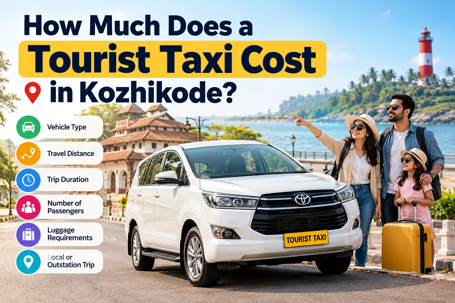 How Much Does a Tourist Taxi Cost in Kozhikode?